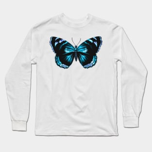 Blue butterfly Long Sleeve T-Shirt